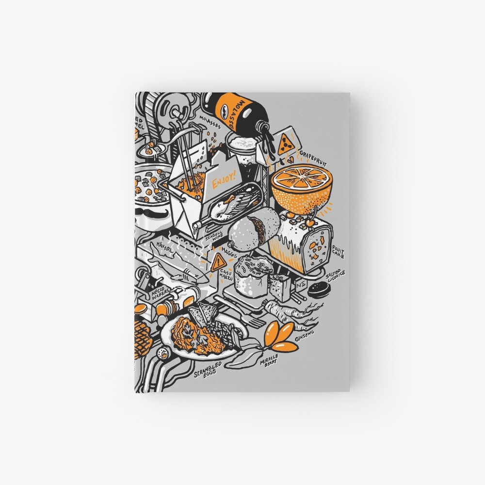Item preview, Hardcover Journal designed and sold by goodjobbrain.