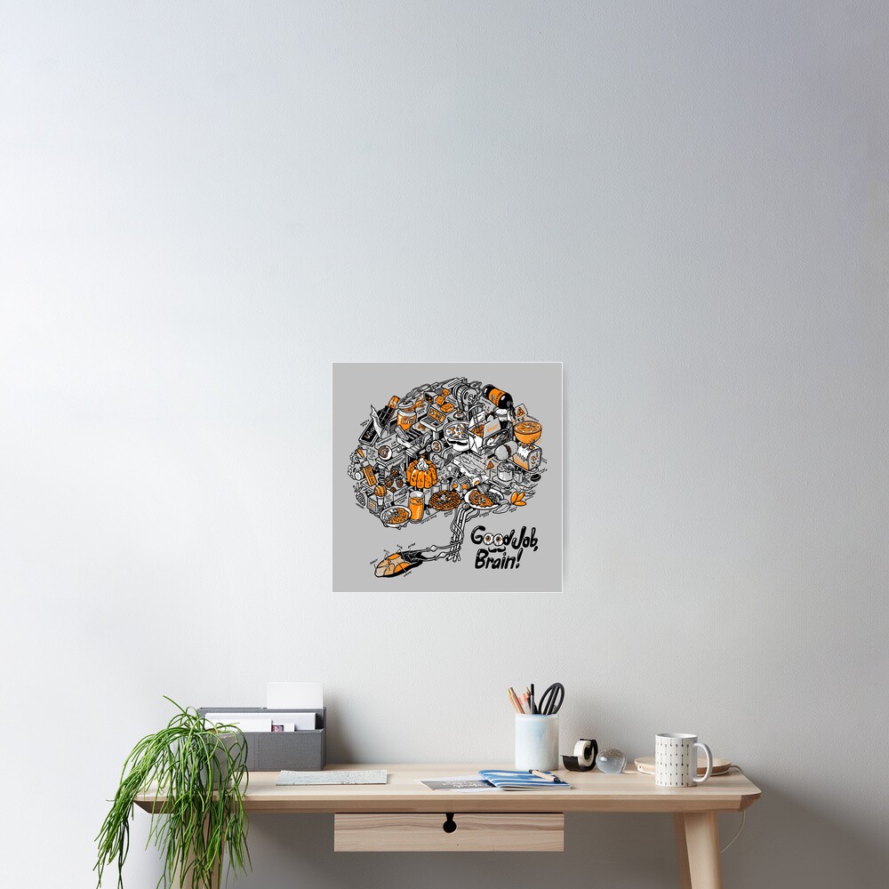 Item preview, Poster designed and sold by goodjobbrain.