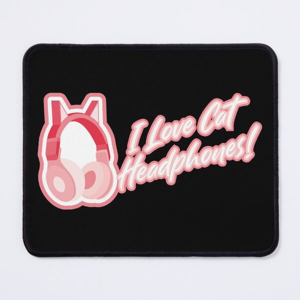 Item preview, I love cat ear headphones! - Pink designed and sold by BRU Design.