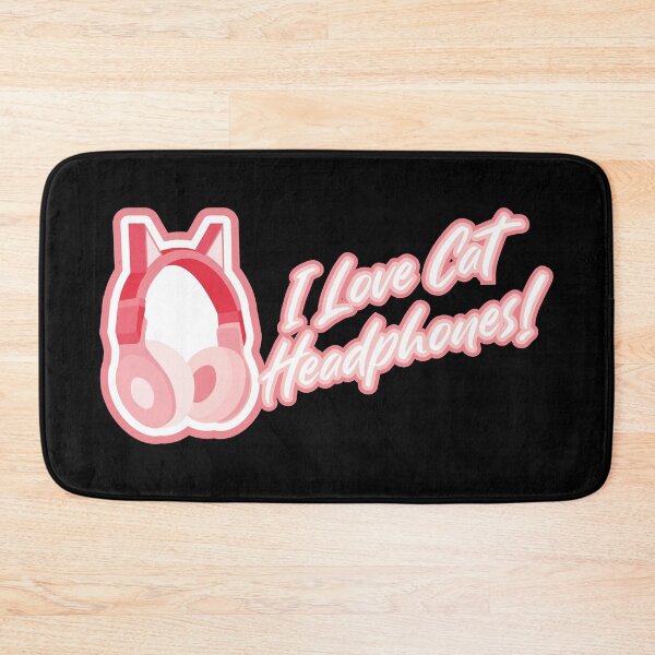 Item preview, I love cat ear headphones! - Pink designed and sold by BRU Design.