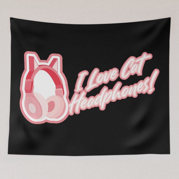 Item preview, I love cat ear headphones! - Pink designed and sold by BRU Design.