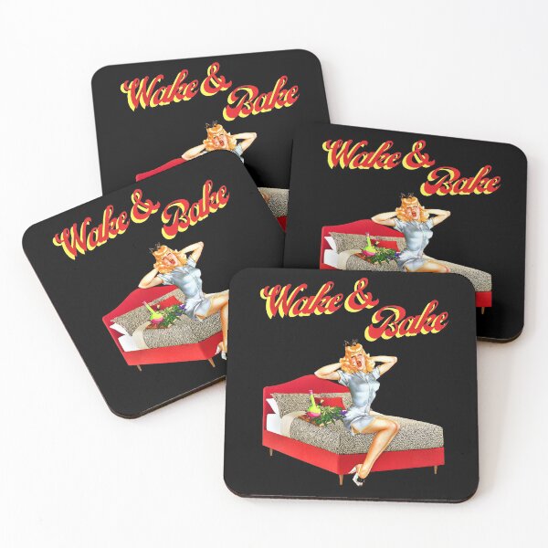 Item preview, WAKE AND BAKE PIN-UP GIRL RETRO Cannatees designed and sold by jmed70.