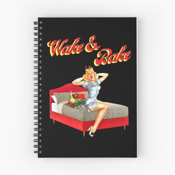 Item preview, WAKE AND BAKE PIN-UP GIRL RETRO Cannatees designed and sold by jmed70.