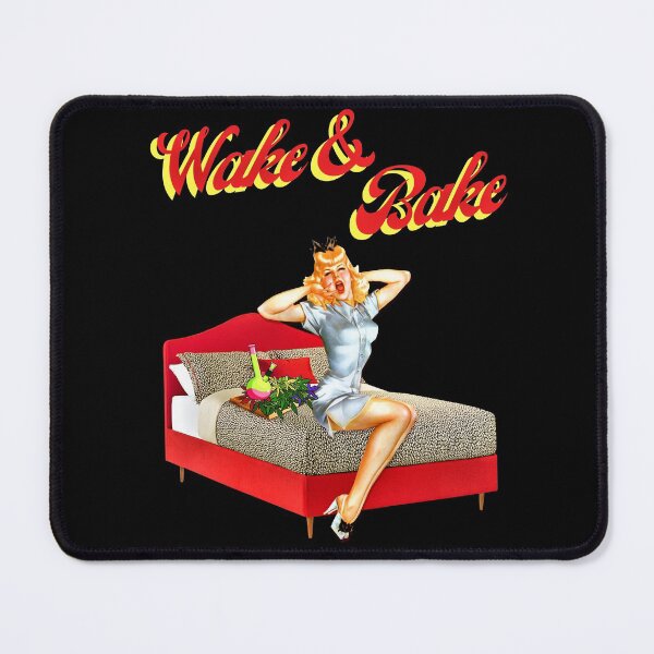 Item preview, WAKE AND BAKE PIN-UP GIRL RETRO Cannatees designed and sold by jmed70.