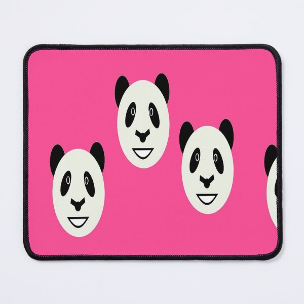 Item preview, Panda bear faces on pink designed and sold by tetibright.