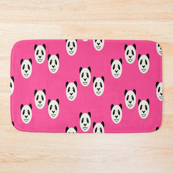 Item preview, Panda bear faces on pink designed and sold by tetibright.