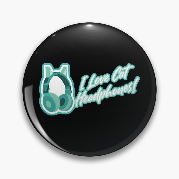 Item preview, I love cat ear headphones! - Blue Green designed and sold by BRU Design.