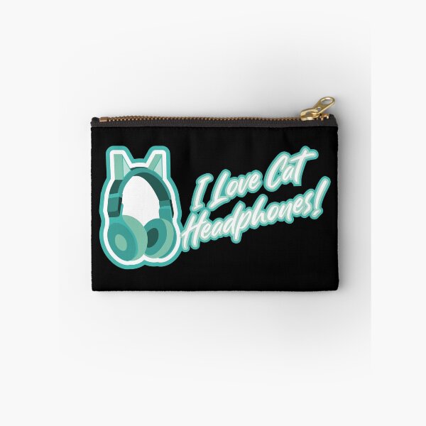 Item preview, I love cat ear headphones! - Blue Green designed and sold by BRU Design.