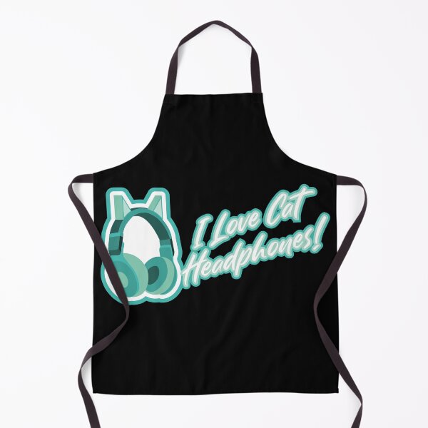 Item preview, I love cat ear headphones! - Blue Green designed and sold by BRU Design.