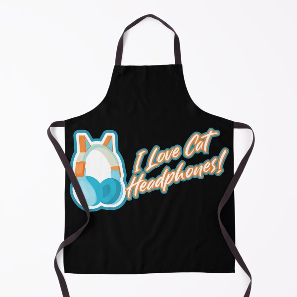 Item preview, I love cat ear headphones! - Blue and Orange designed and sold by BRU Design.