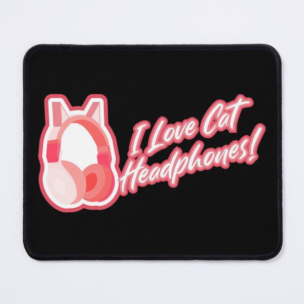 Item preview, I love cat ear headphones! - Pink designed and sold by BRU Design.