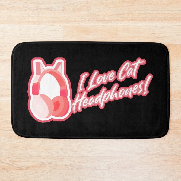Item preview, I love cat ear headphones! - Pink designed and sold by BRU Design.