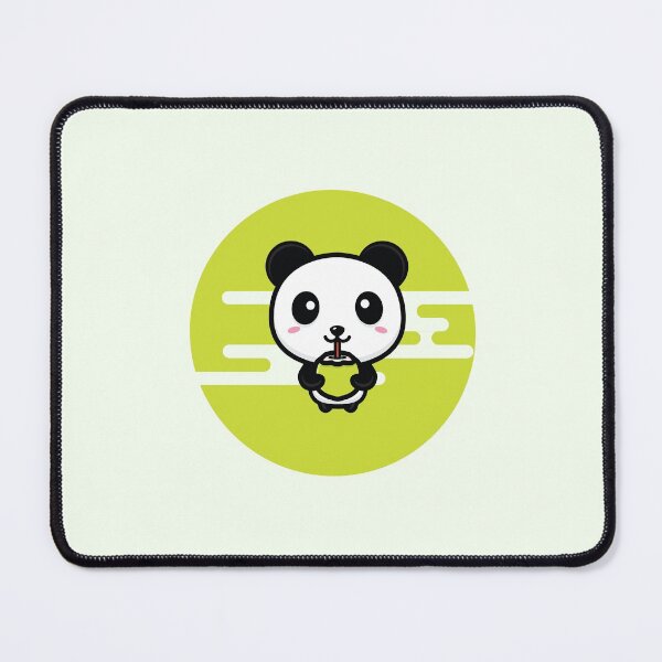 Item preview, Kawaii Panda Eating Drinking Cute Blushing Animals designed and sold by Simplyy Unique.