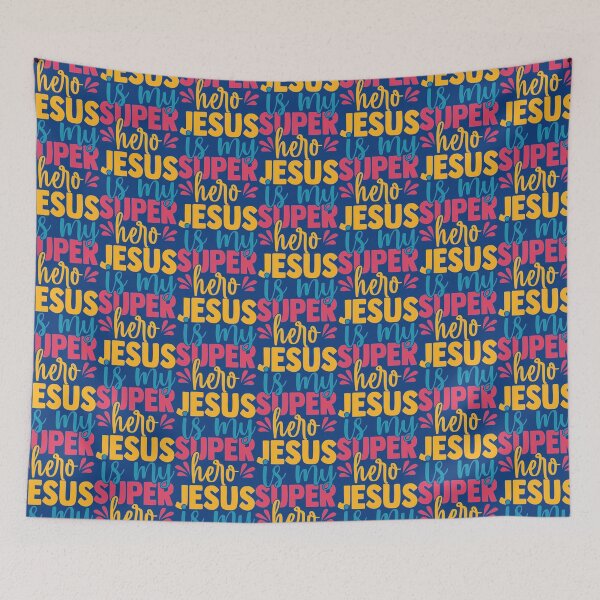 Item preview, Christian Salvation Quote Cute Saying Jesus is My Superhero    designed and sold by Barbarathyler.