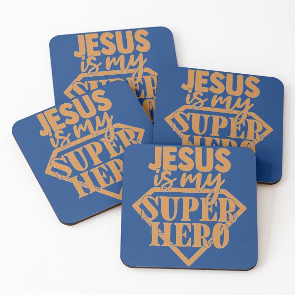 Item preview, Gold Jesus Is My Superhero Christian Design   designed and sold by Barbarathyler.