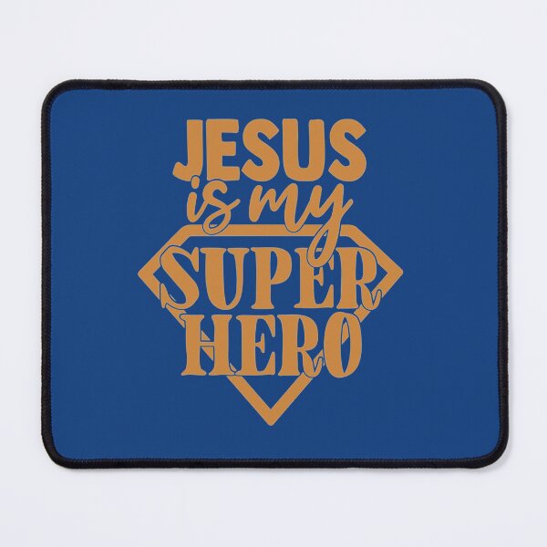 Item preview, Gold Jesus Is My Superhero Christian Design designed and sold by Barbarathyler.