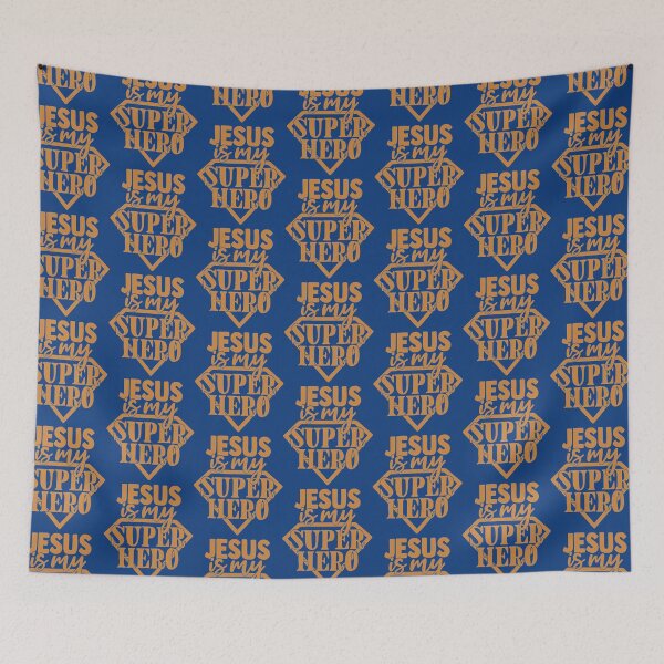 Item preview, Gold Jesus Is My Superhero Christian Design   designed and sold by Barbarathyler.