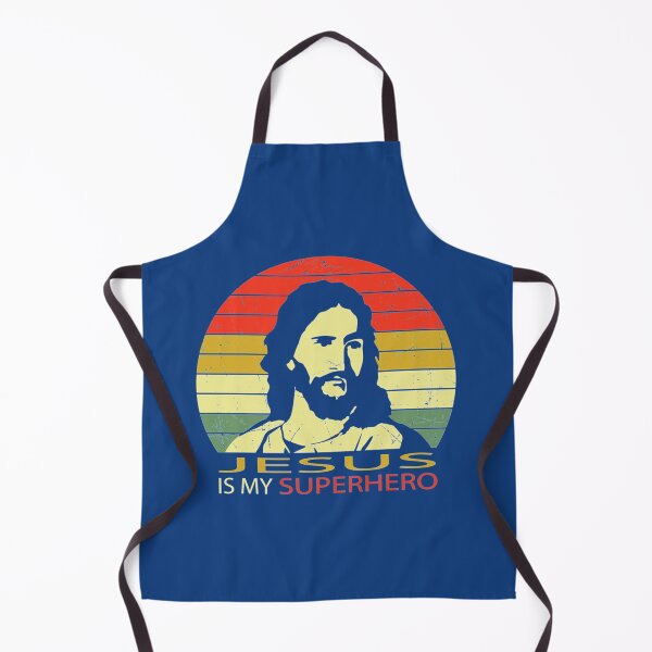 Item preview, Jesus is my Super Hero Vintage Retro CIrcle designed and sold by Barbarathyler.