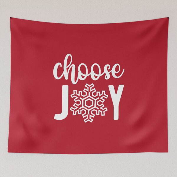 Item preview, Choose Joy Christmas Holiday Season Saying designed and sold by Bad Kitty Designz.