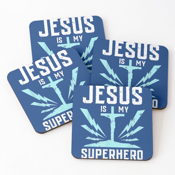 Artikelvorschau, Jesus ist mein Superheld entworfen und verkauft von Barbarathyler.