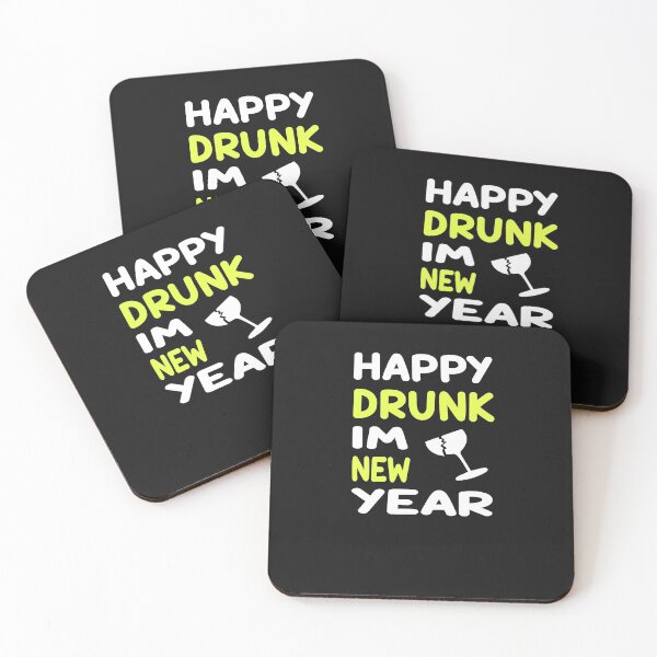 Item preview, HAPPY DRUNK IM NEW YEAR  designed and sold by bari99.