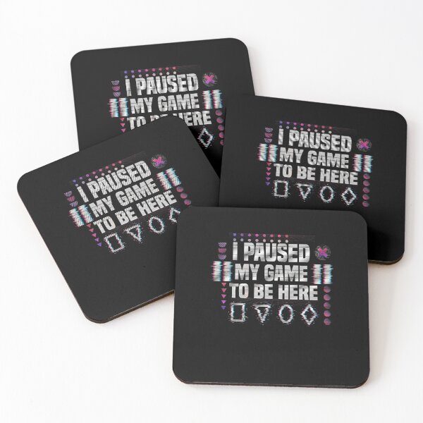 Item preview, I Paused My Game To Be Here Gamer Boy Girl Gift Gaming Funny Video Game Vintage designed and sold by Yonshop.