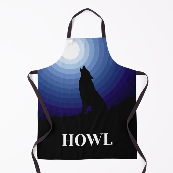 Item preview, Wolf Howling At The Moon Silhouette designed and sold by STUDIO-72.