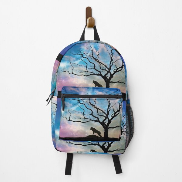 Item preview, wolf and galaxy designed and sold by ISSYsART.