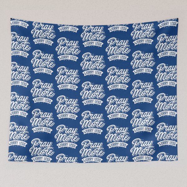 Item preview, Pray More Worry Less    designed and sold by Barbarathyler.