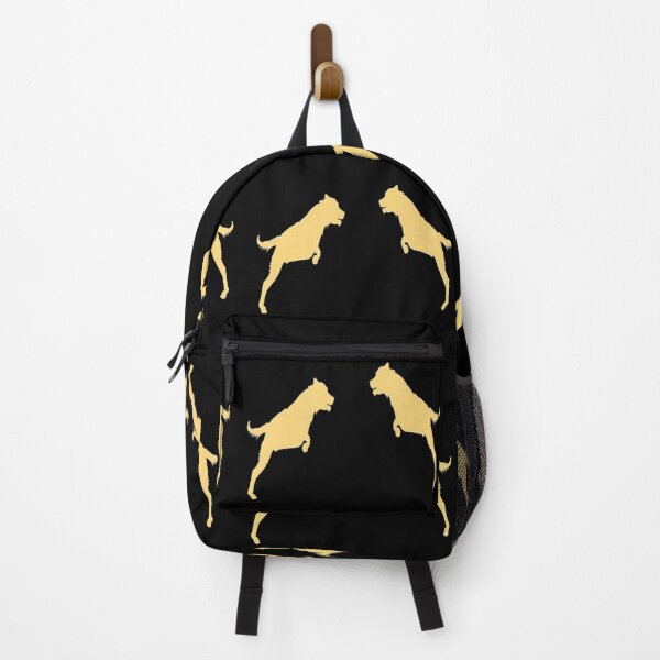 Item preview, Gold wild dogs on black designed and sold by tetibright.