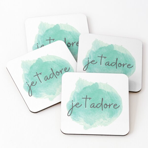 Item preview, I adore you, French word, I adore you designed and sold by JAG2B.