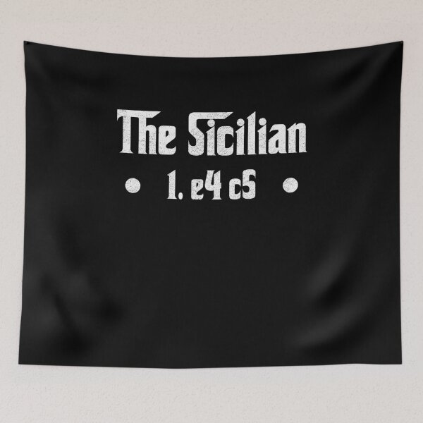 Item preview, Sicilian Defense Chess designed and sold by ChessMadness.