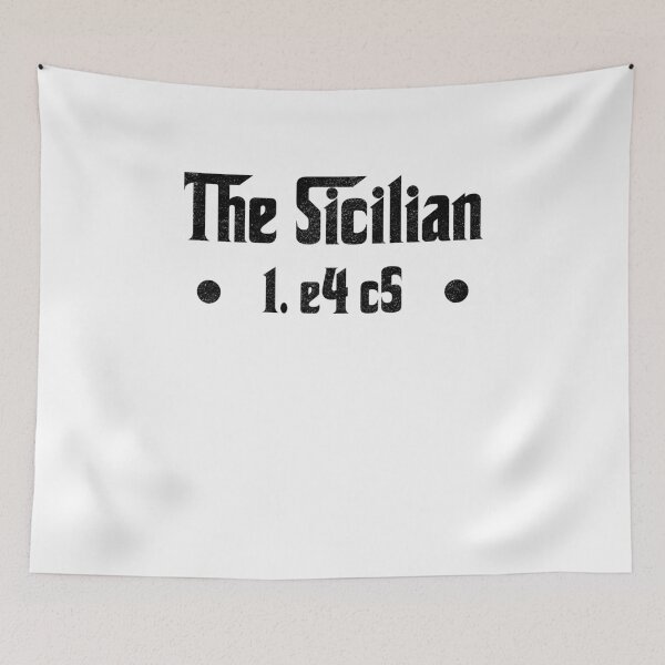 Item preview, Sicilian Defense Chess designed and sold by ChessMadness.