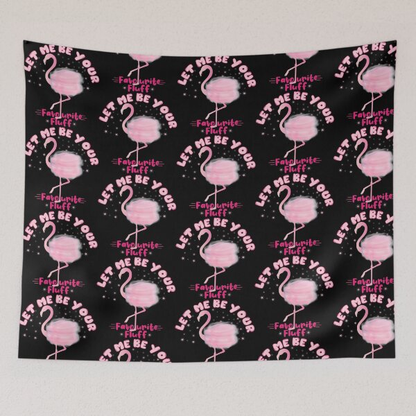 Item preview, Cute Flamingo Sweet Pink Watercolor Cotton Candy designed and sold by PinkPandaDesign.