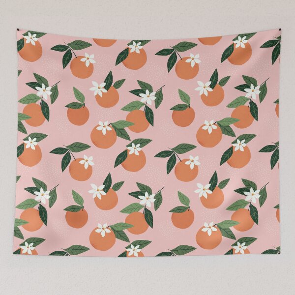 Item preview, Orange Cute Seamless  designed and sold by RoslynArt.