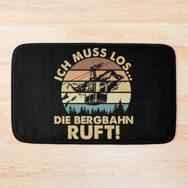 Item preview, I have to go. The mountain railway calls. Cable car Gondola Retro Funny designed and sold by StrongShirts.