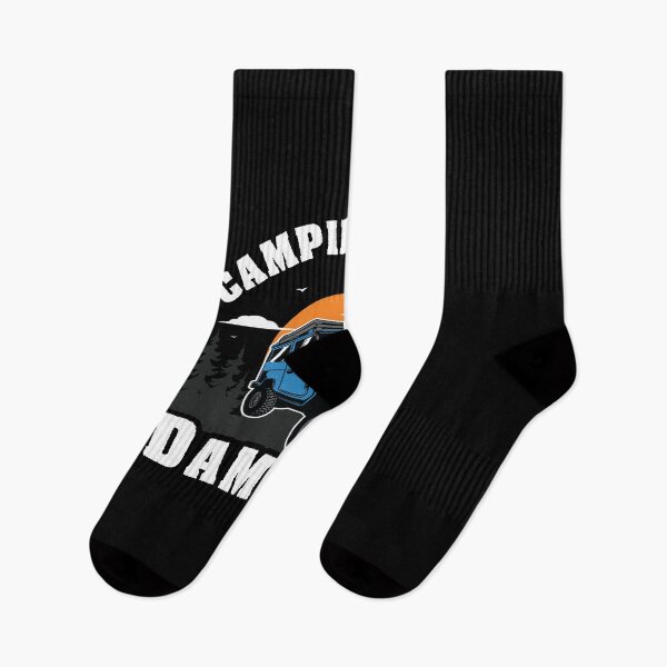 Item preview, Camping And Damping SUV Blue Truck Camping Vacation designed and sold by StrongShirts.