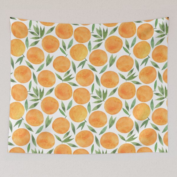 Item preview, Simple Watercolor Oranges  designed and sold by RoslynArt.
