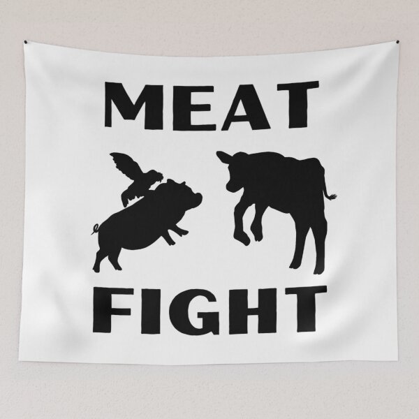 Item preview, Meat Fight (Original Design) designed and sold by Grace Feucht.