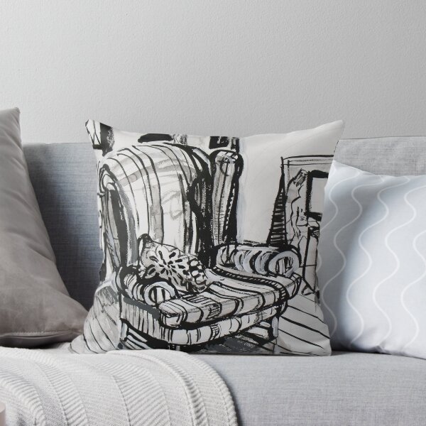 Item preview, Sitting around the TV in the Loungeroom Drawing designed and sold by Rich McLean.