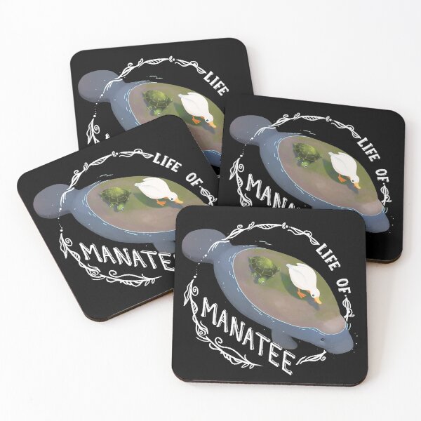 Item preview, Life Of Manatee : with a duck and a turtle friend designed and sold by You Store.