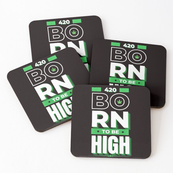 Item preview, BORN TO BE HIGH Cannatees designed and sold by jmed70.