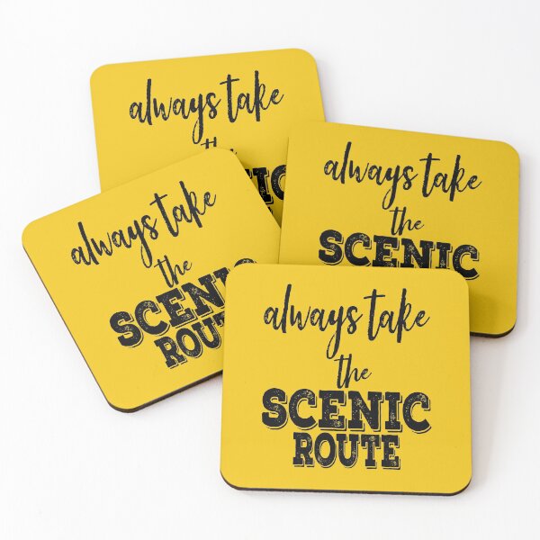 Item preview, Always take the scenic route-summer. designed and sold by DesignedBySnip.
