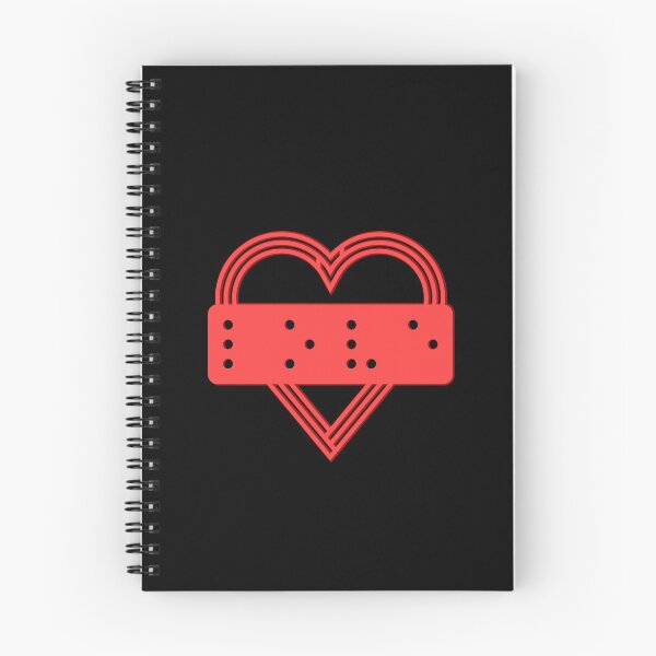 Item preview, Love in Braille - Heart Design for Blind / Visually Impaired designed and sold by ClickForMore.