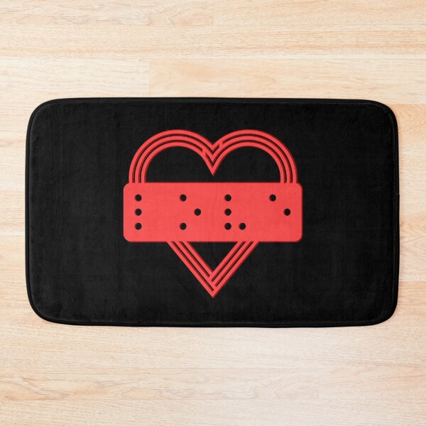 Item preview, Love in Braille - Heart Design for Blind / Visually Impaired designed and sold by ClickForMore.