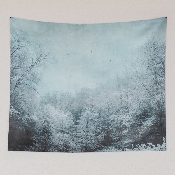 Item preview, Hoar Frost Forest - Winter Wonderland designed and sold by Dyrk Wyst Redbubble Shop.