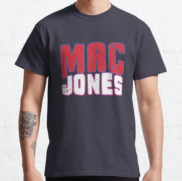 Mac Jones Alabama Roll Mac Jones Blue American Flag Football T-Shirt -  Guineashirt Premium ™ LLC