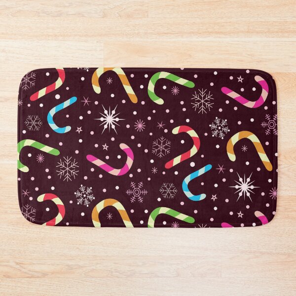 Item preview, Christmas candy canes and snowflakes pattern  designed and sold by Yasminepatterns .