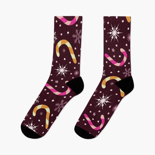Item preview, Christmas candy canes and snowflakes pattern  designed and sold by Yasminepatterns .