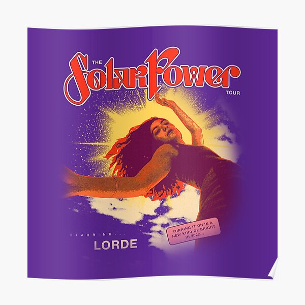 W613 Hot Lorde Melodrama World Tour Pop Music Cover Custom Poster Art Decor 